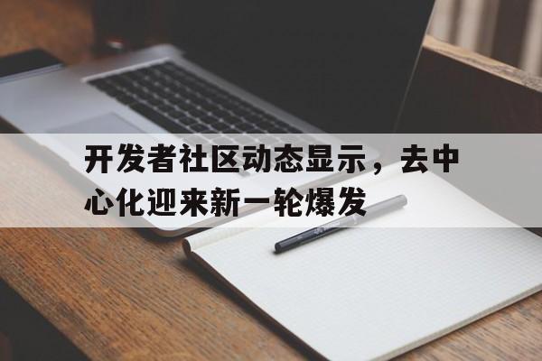 金年会中文版官网开发者社区动态显示,去中心化迎来新一轮爆发的简单介绍